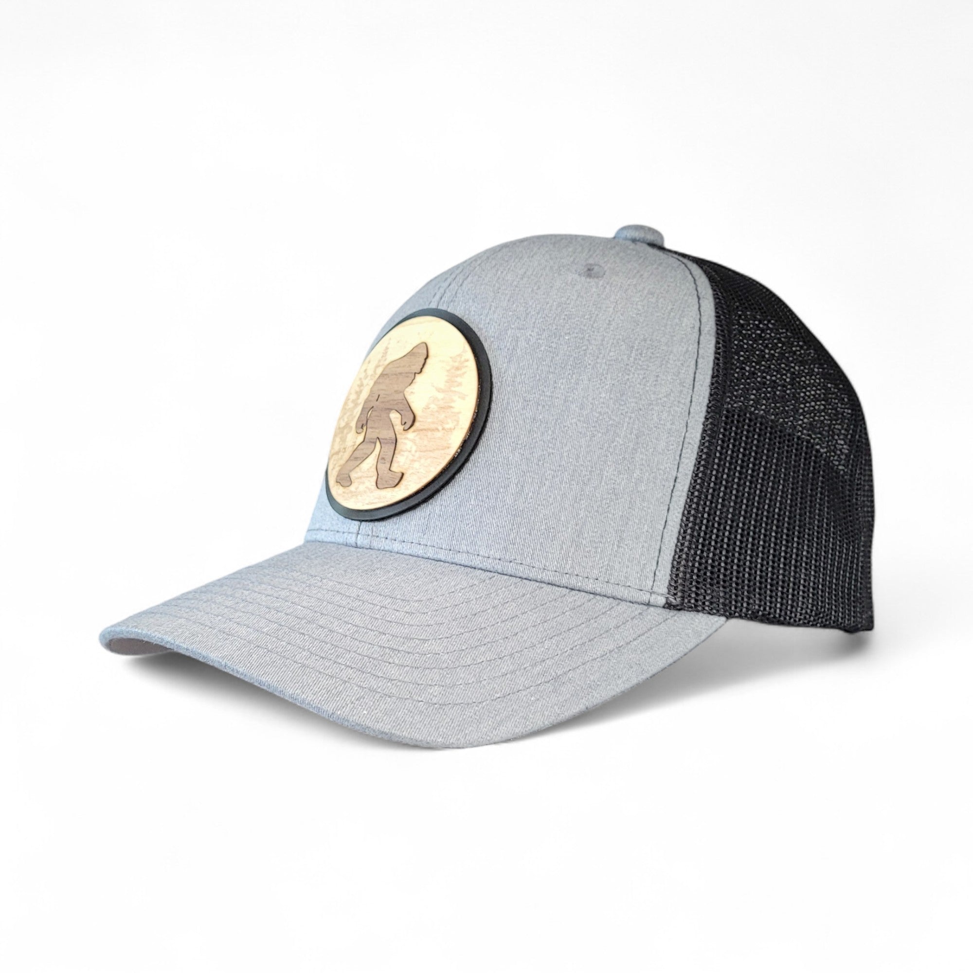š¦¶š² The Hide Seek Champion ā Bigfoot Wooden Patch Hat