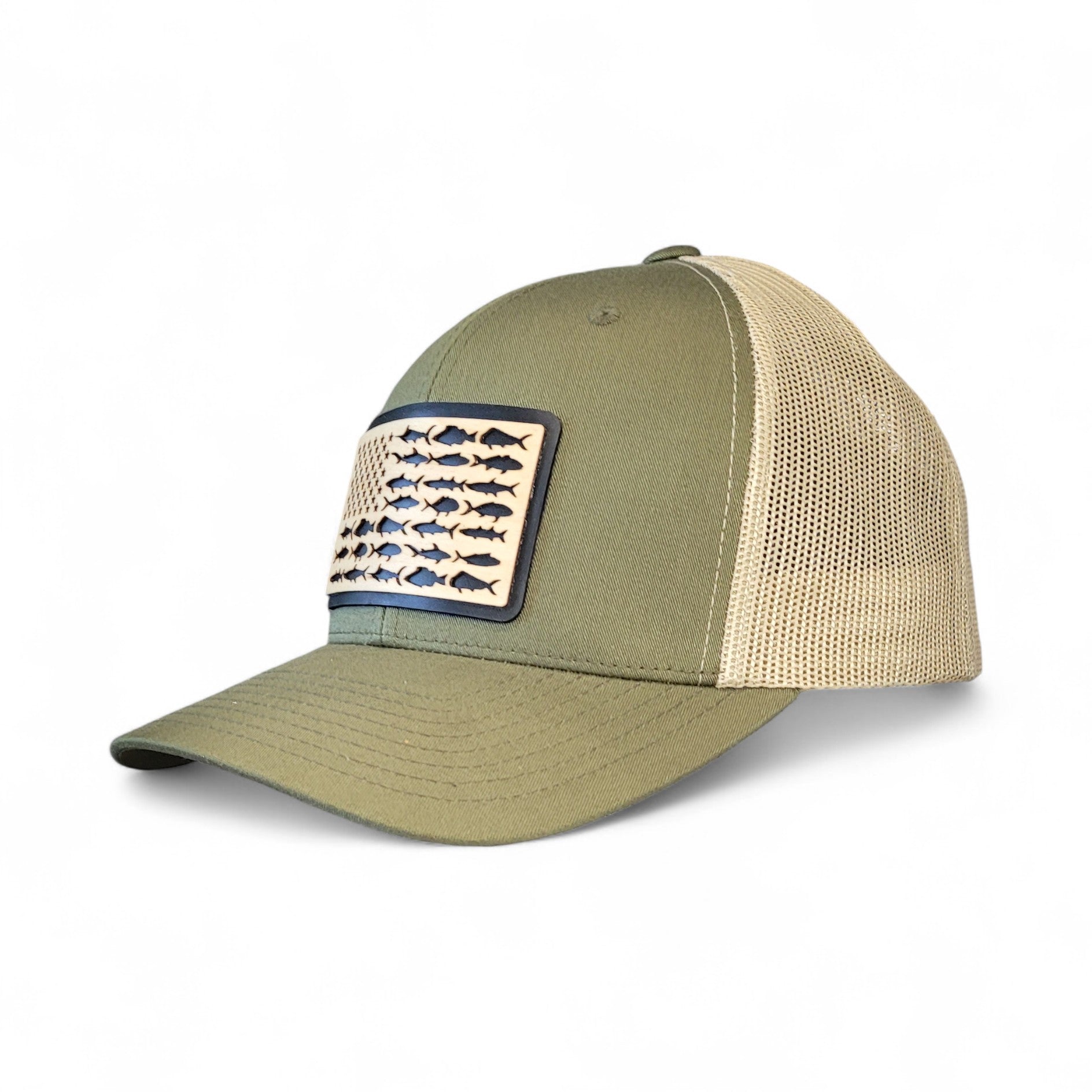 š£ The American Angler ā Wooden Patch Hat
