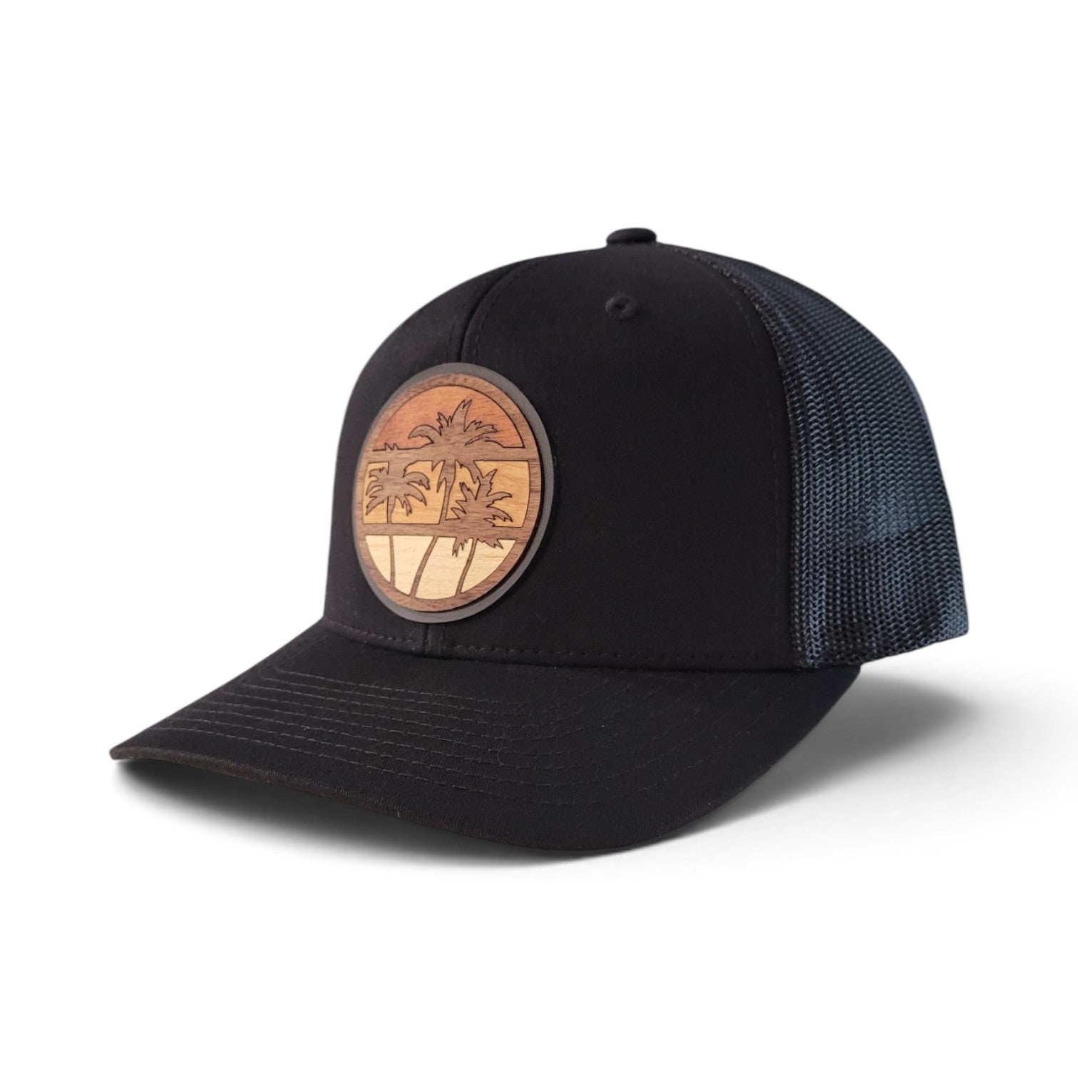 Endless Summer Wooden Patch Trucker Hat