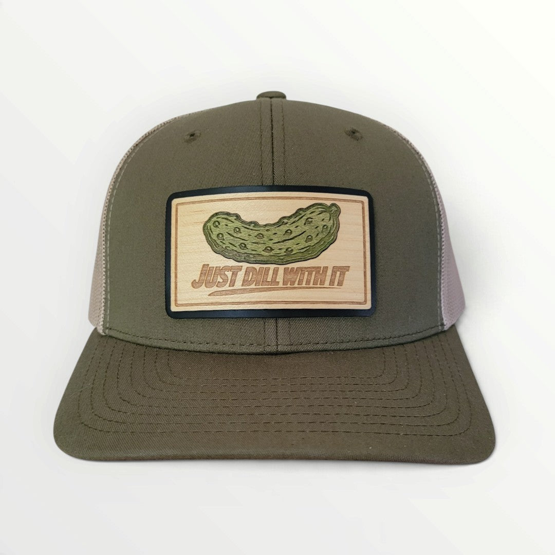 Just Dill With It – Limited-Edition Pickle Wooden Patch Hat