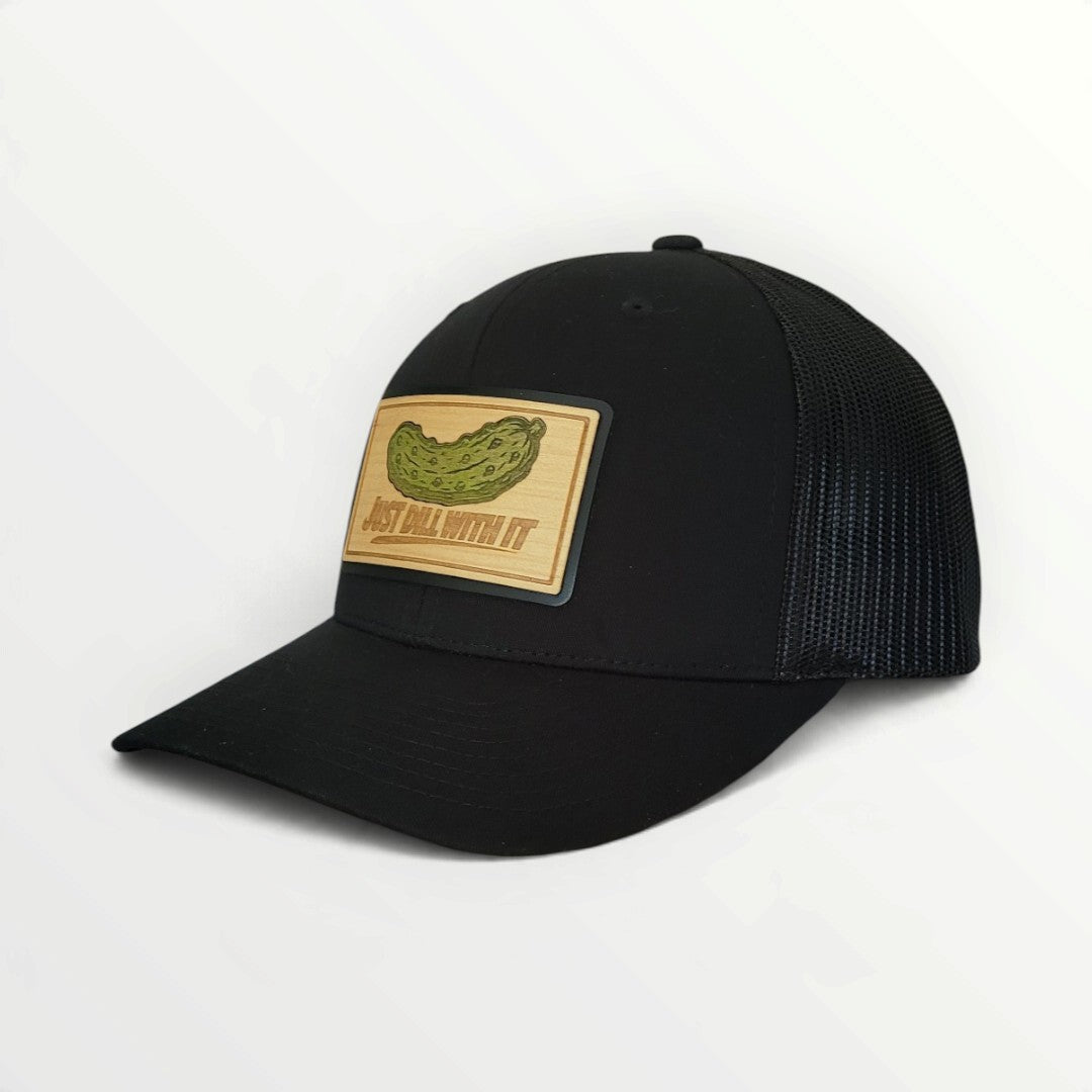 Just Dill With It – Limited-Edition Pickle Wooden Patch Hat