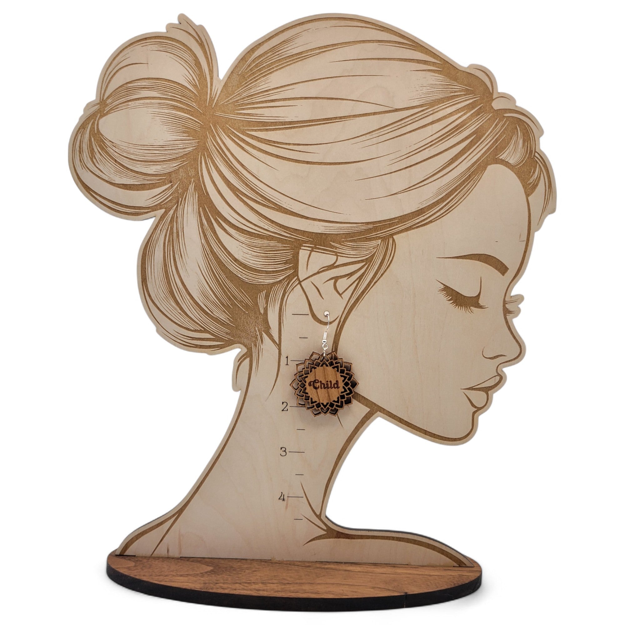 "Liberated Lotus" – Child - Free Statement Earrings - 4 Arrows Creations