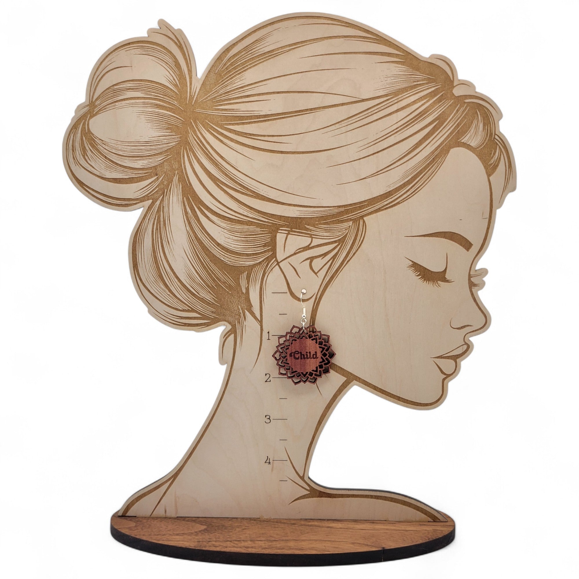 "Liberated Lotus" – Child - Free Statement Earrings - 4 Arrows Creations