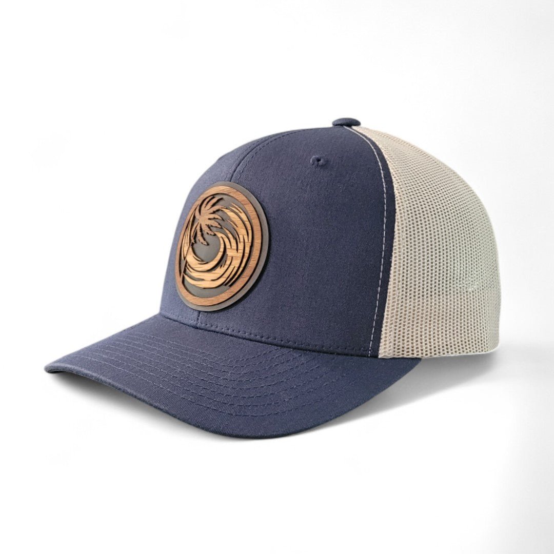 Storm Chaser – Hurricane Wooden Patch Hat - 4 Arrows Creations