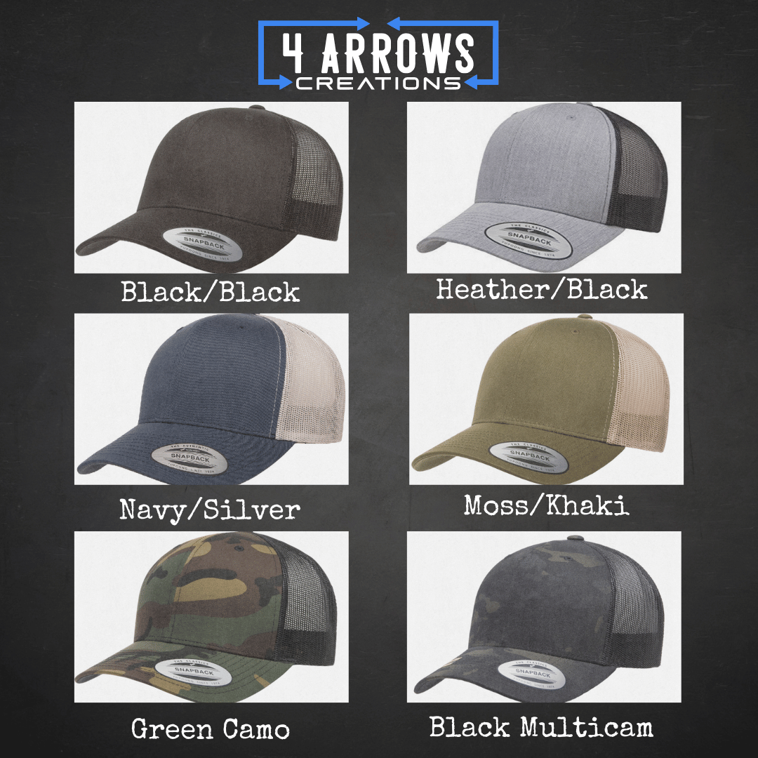 The Wanderer Wooden Patch Hat - 4 Arrows Creations
