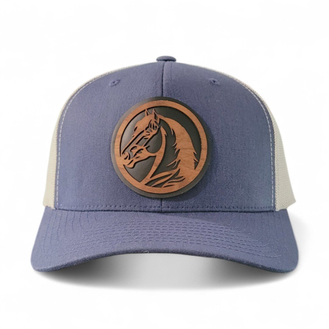 Wild Spirit – Horse Wooden Patch Hat - 4 Arrows Creations