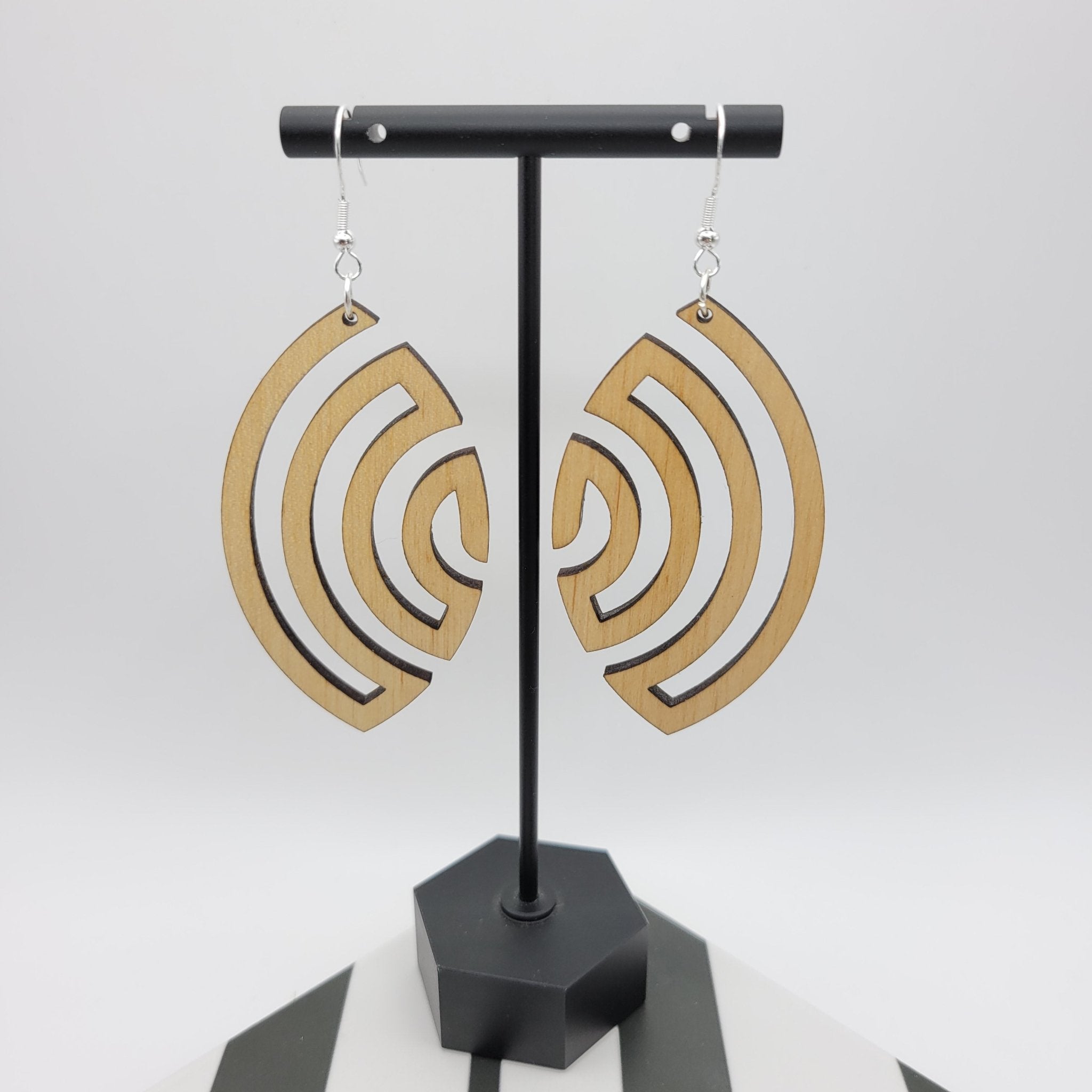 Aphrodite Wood Earrings - 4 Arrows Creations