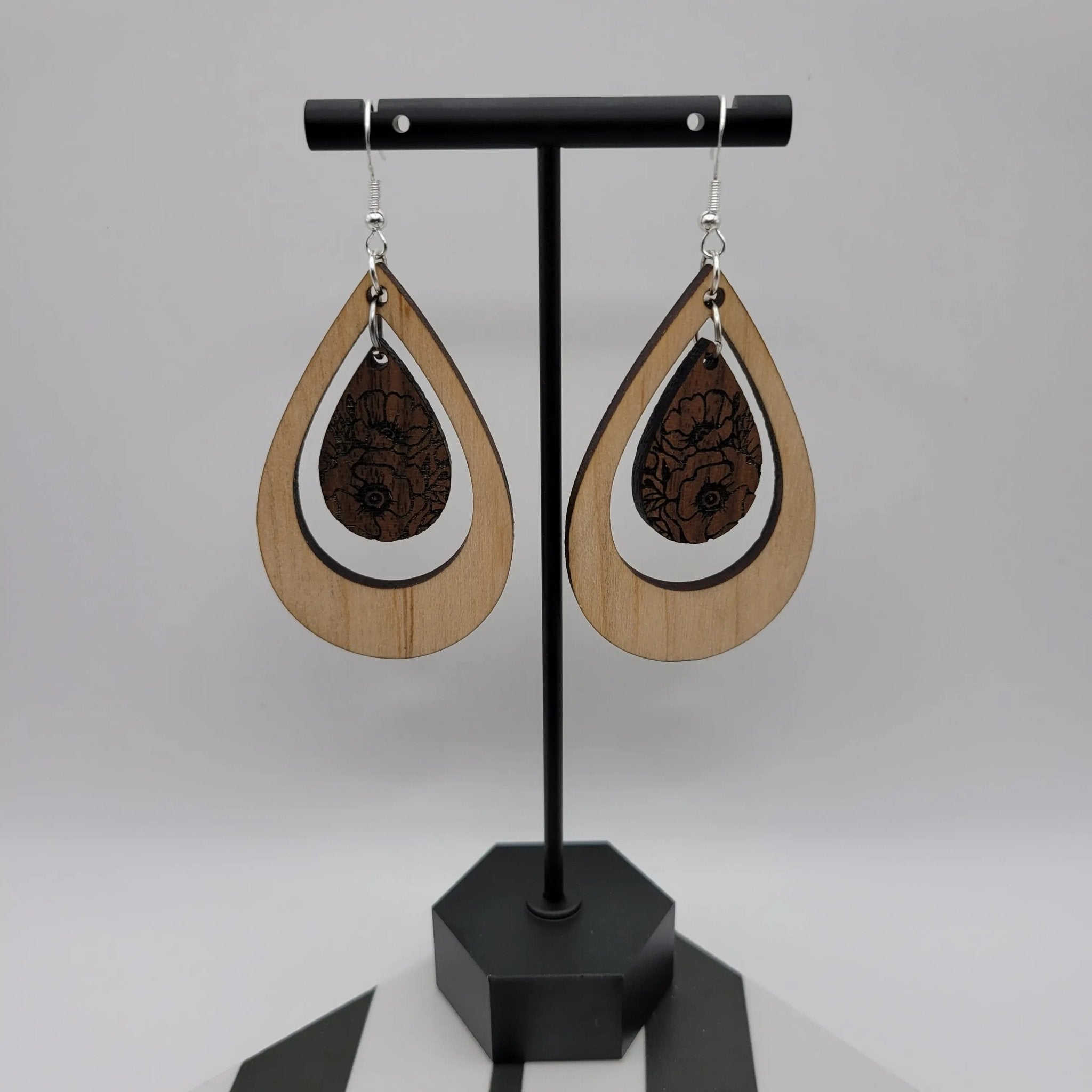Brady Two Tone Earrings - 4 Arrows Creations
