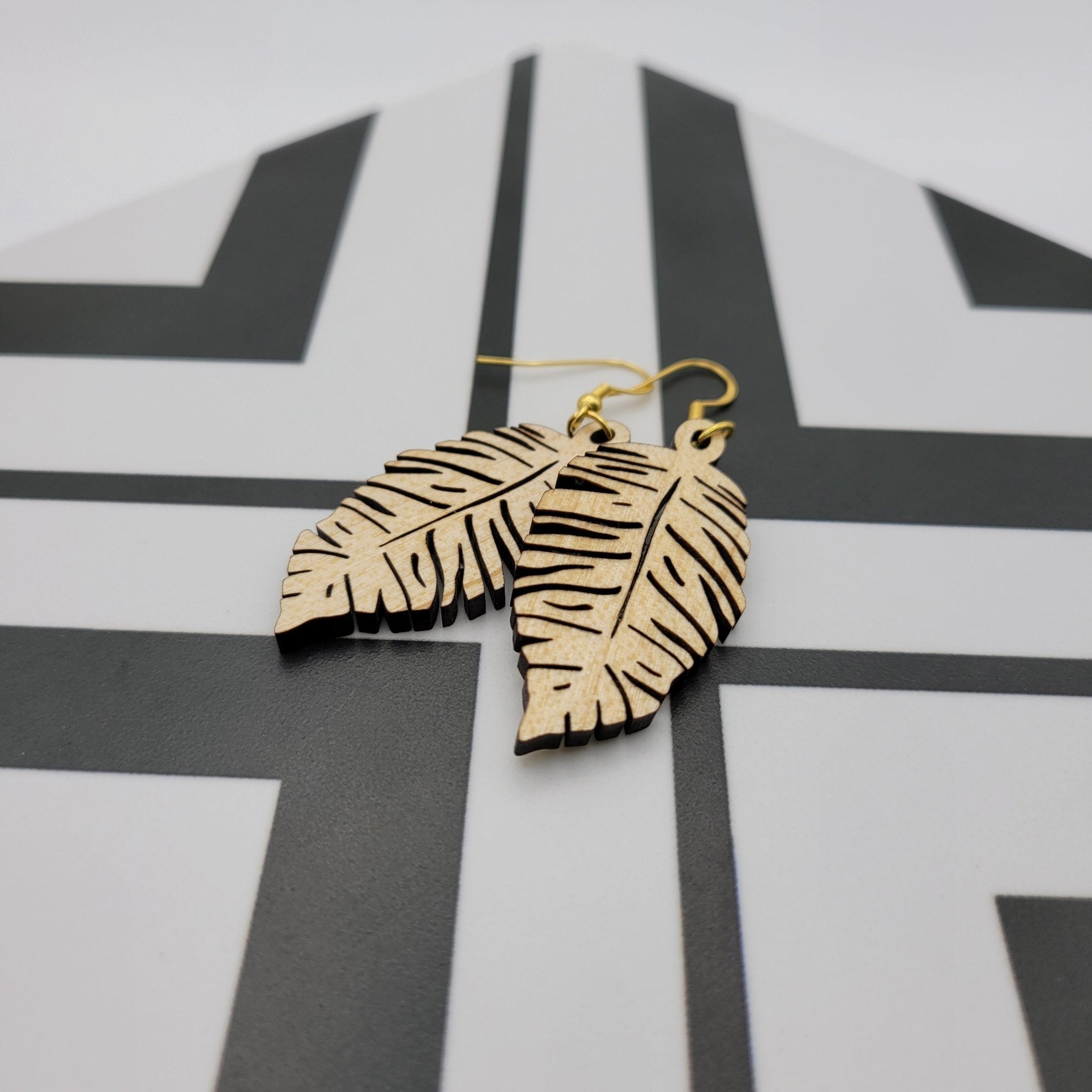 Dalisa Wood Earrings - 4 Arrows Creations