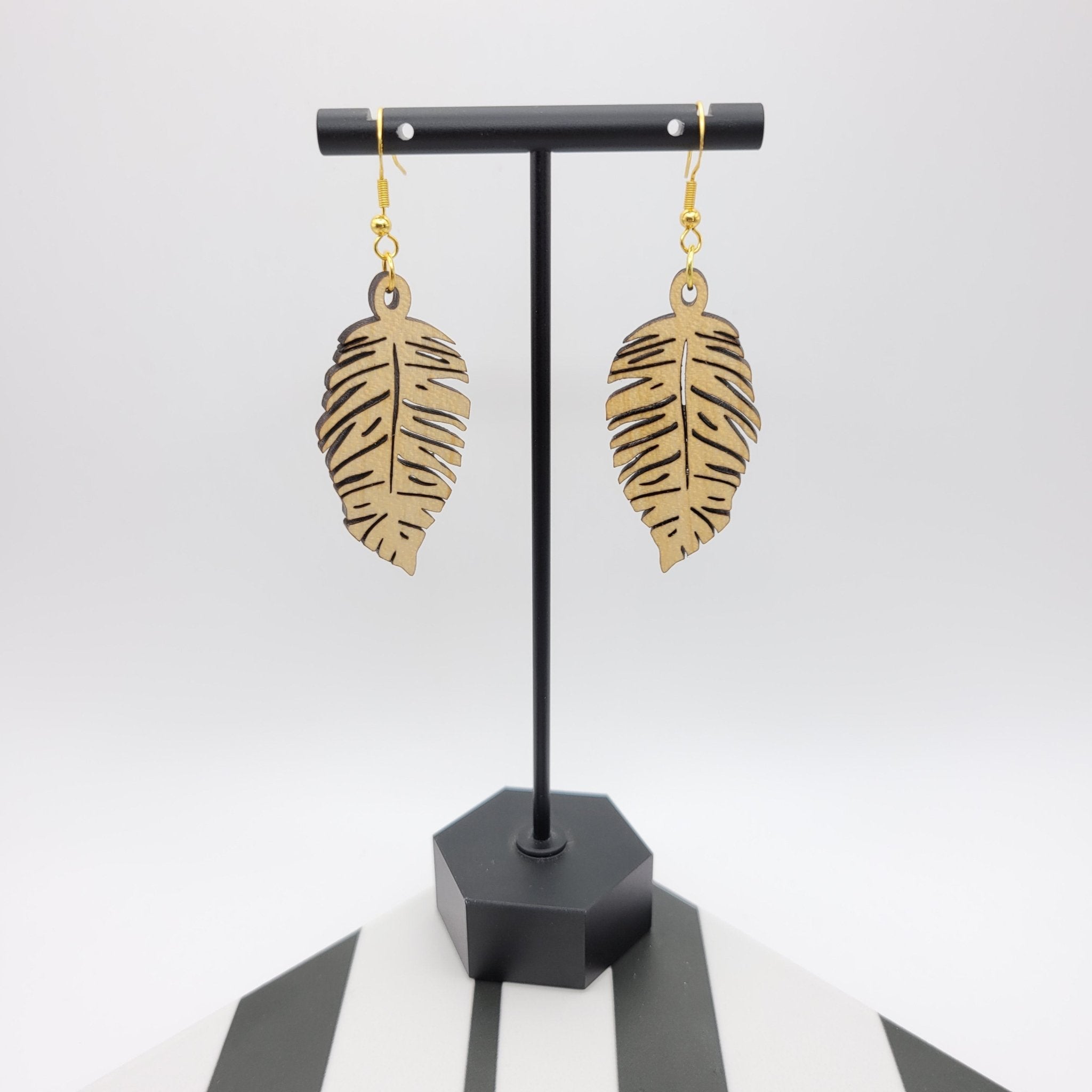 Dalisa Wood Earrings - 4 Arrows Creations
