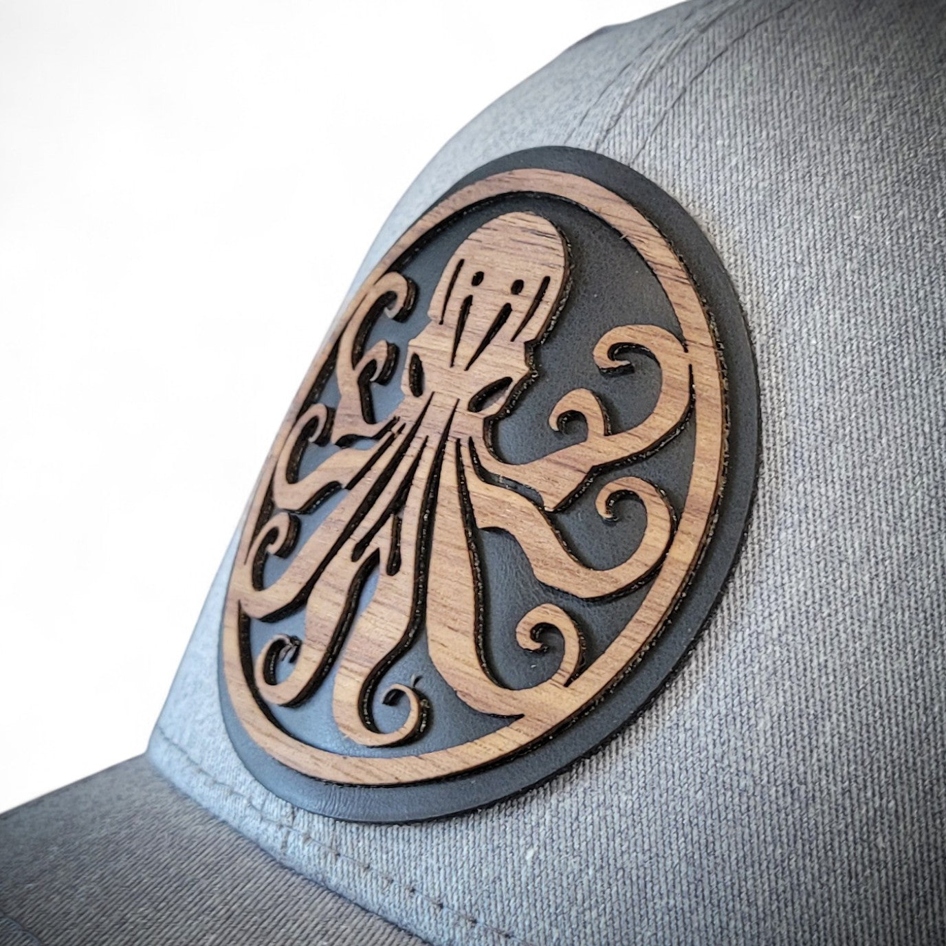 Wooden Patch Hats