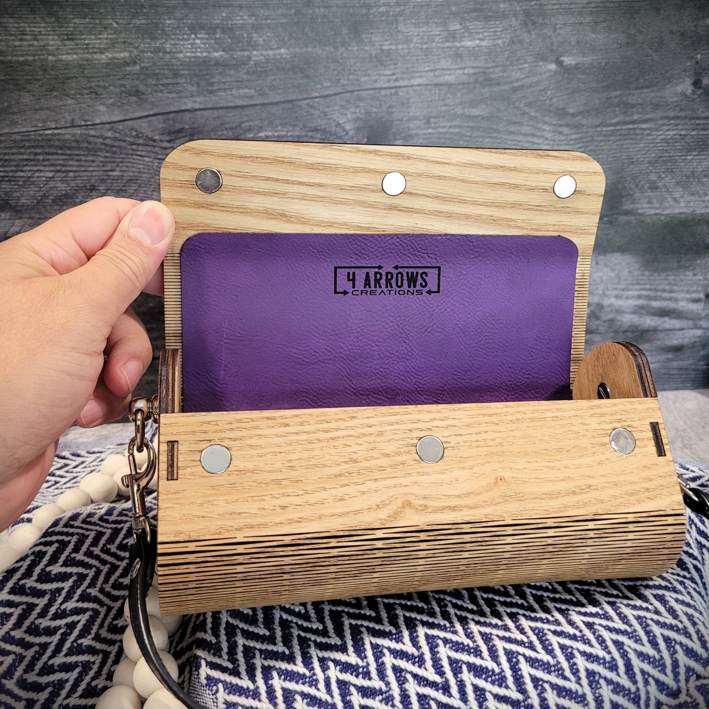 The Timber Chic Wooden Purse