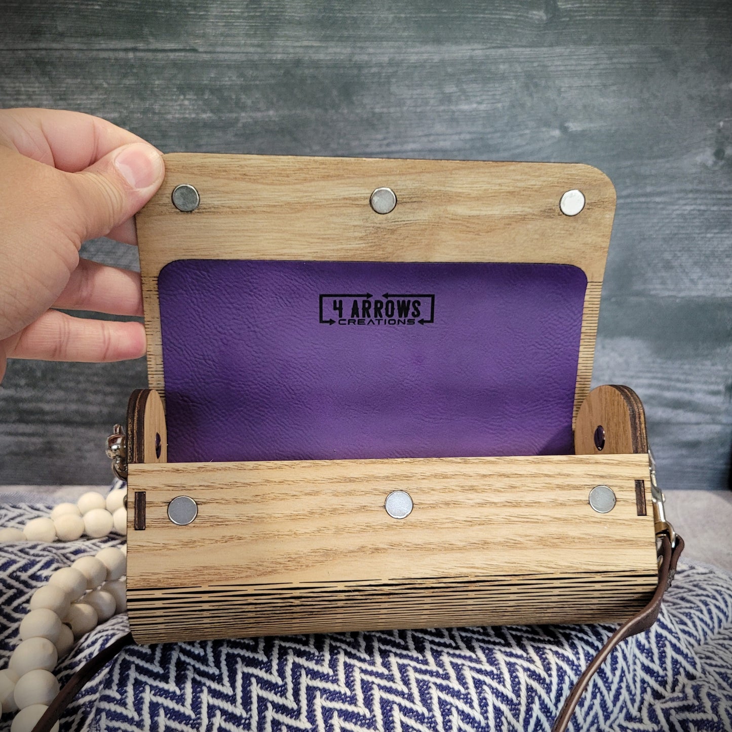 The Timber Chic Wooden Purse