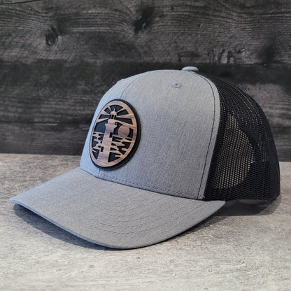 Jupiter Lighthouse Wooden Patch Hat