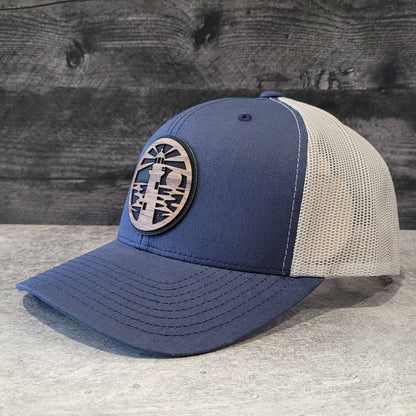 Jupiter Lighthouse Wooden Patch Hat