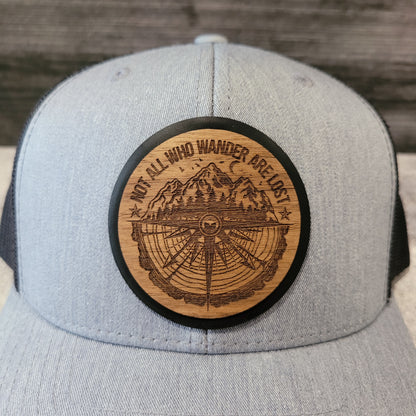 The Wanderer Wooden Patch Hat