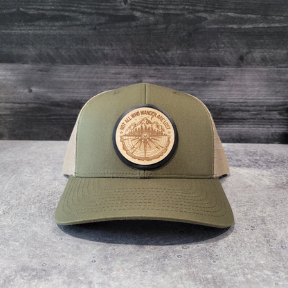 The Wanderer Wooden Patch Hat