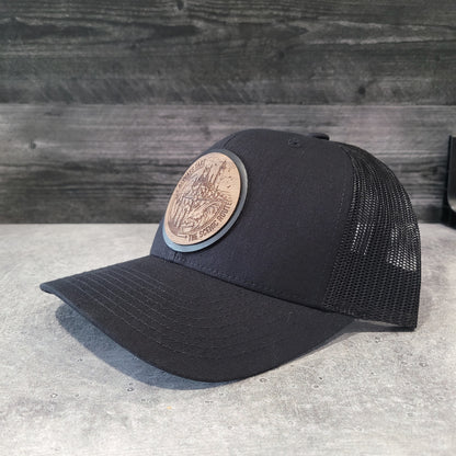 The Scenic Route Wooden Patch Hat