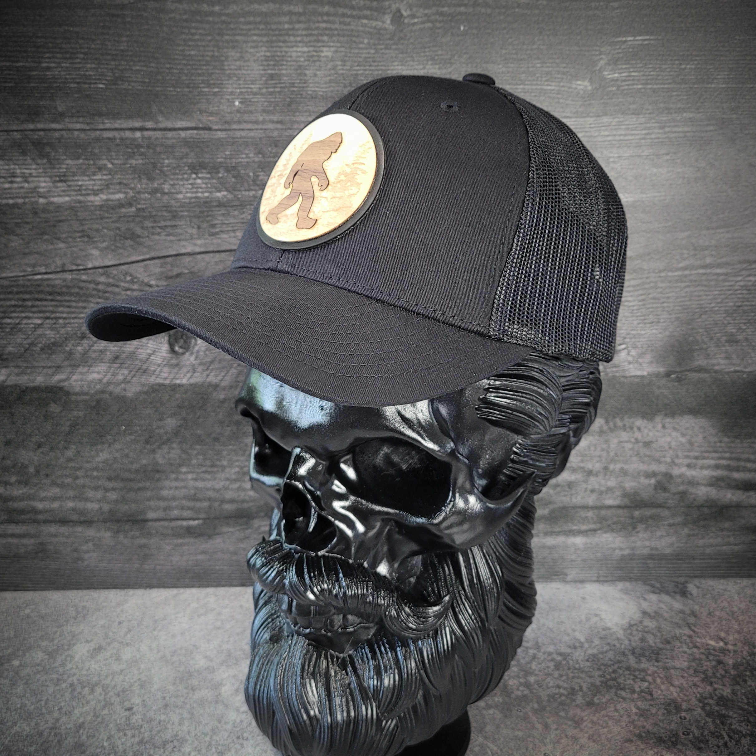 Bigfoot Wooden Patch Hat