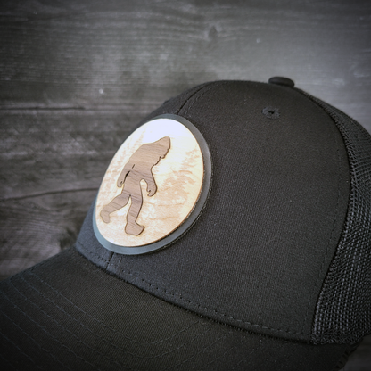 Bigfoot Wooden Patch Hat