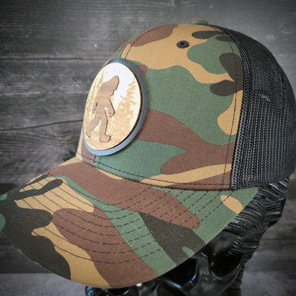 Bigfoot Wooden Patch Hat