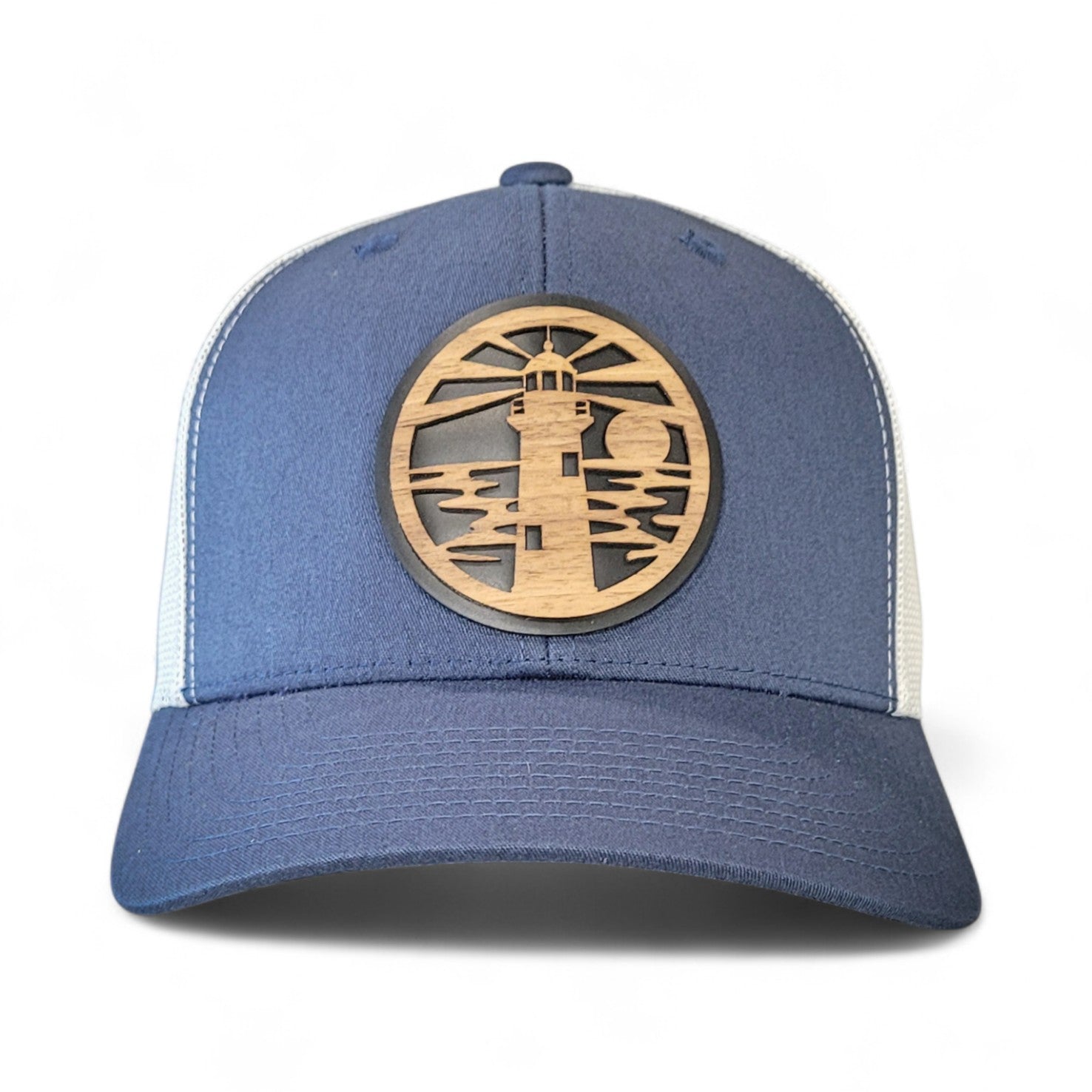 🌊🗺️ The Jupiter Lighthouse – Wooden Patch Hat
