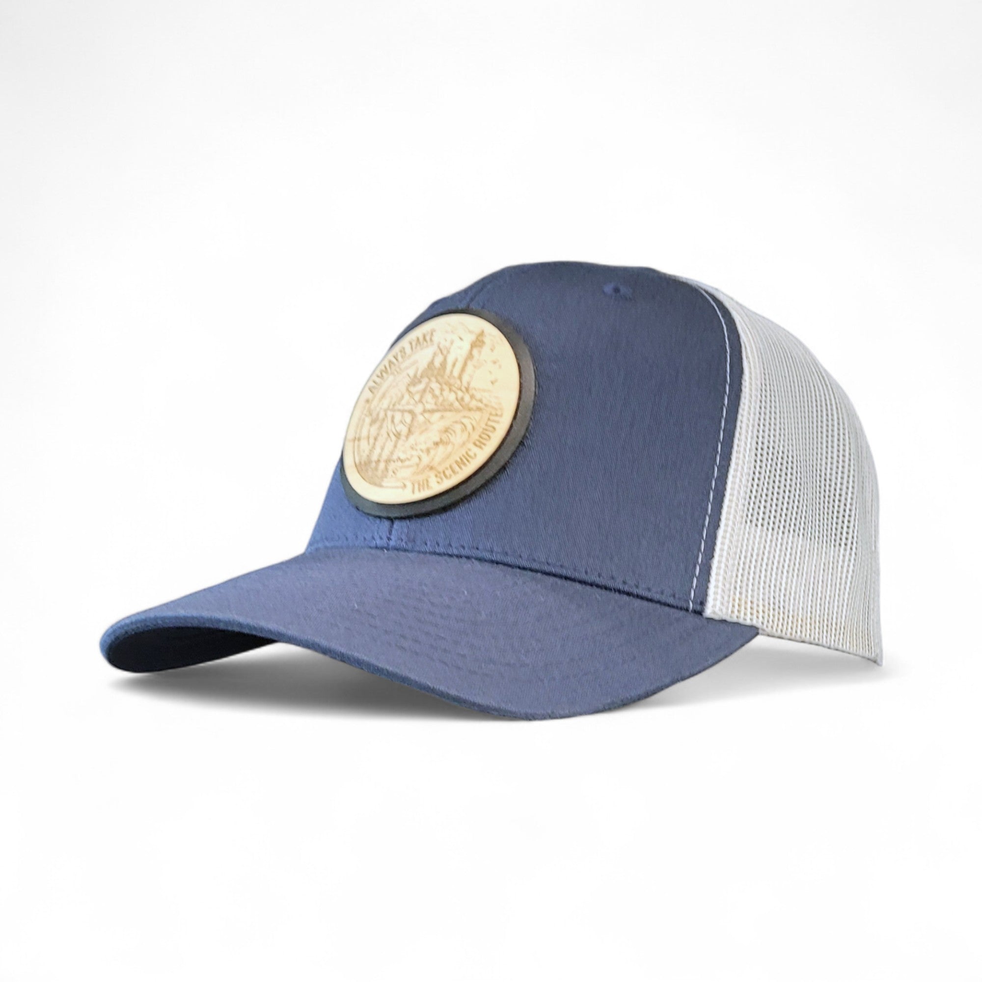 The Scenic Route Wooden Patch Hat