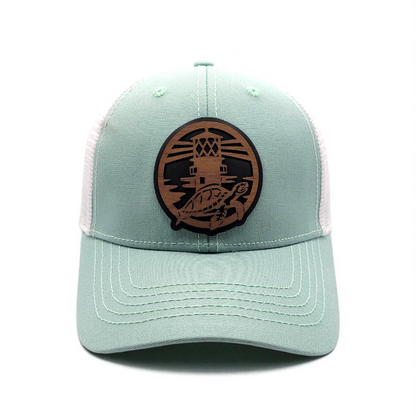 The Jupiter Influencer - Women's Ponytail Wooden Patch Hat