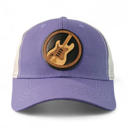 🎸🤘🎵 Rock the Grain Women’s Ponytail Hat – Wooden Patch Hat