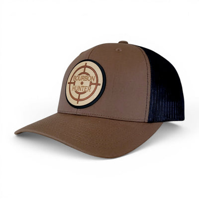 Bourbon Hunter Wooden Patch Hat