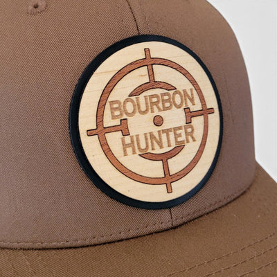 Bourbon Hunter Wooden Patch Hat