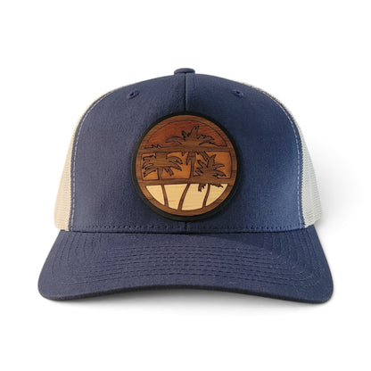 Endless Summer Wooden Patch Trucker Hat
