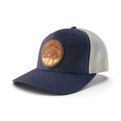 Endless Summer Wooden Patch Trucker Hat