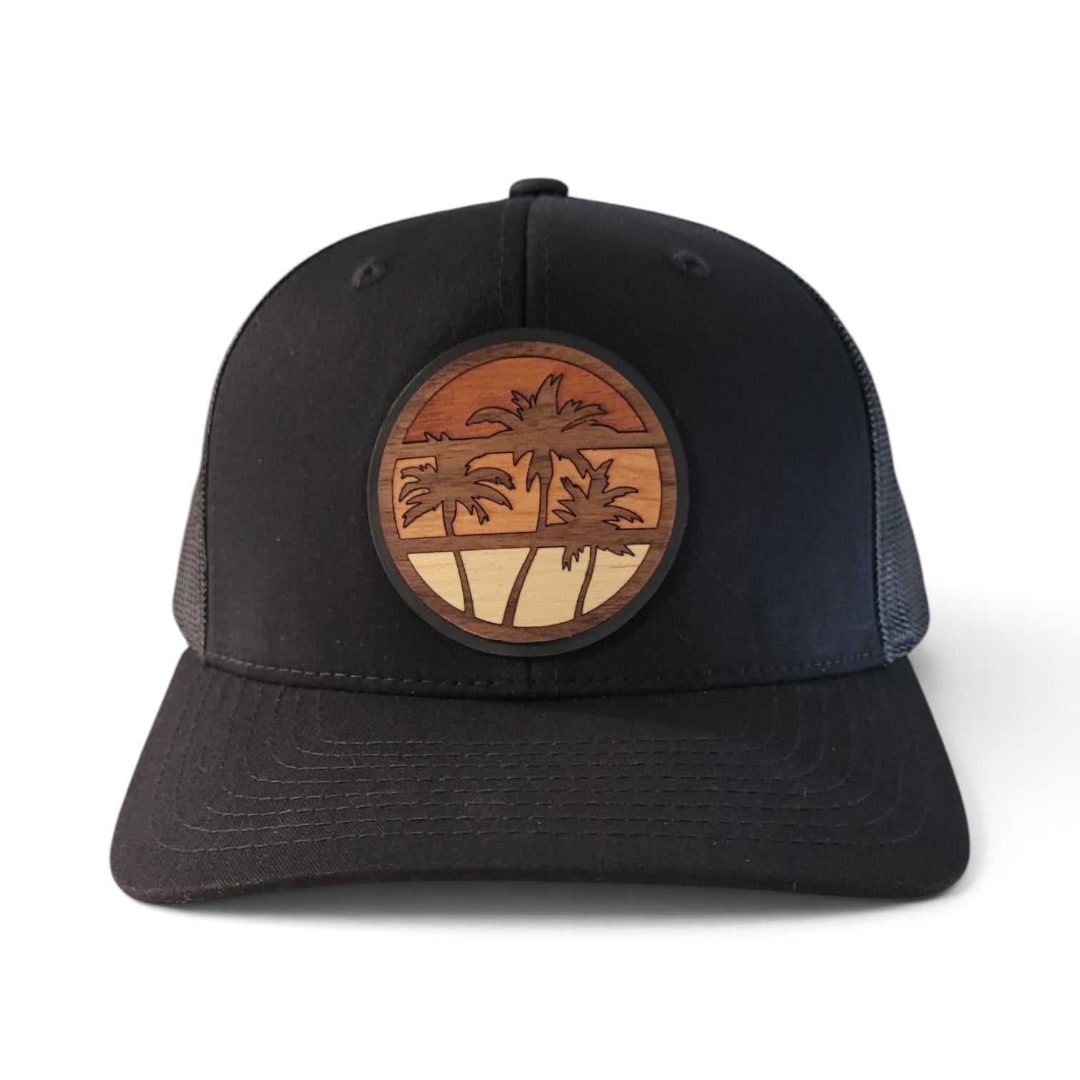 Endless Summer Wooden Patch Trucker Hat