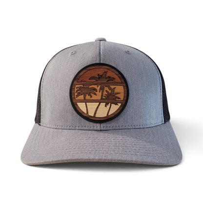 Endless Summer Wooden Patch Trucker Hat