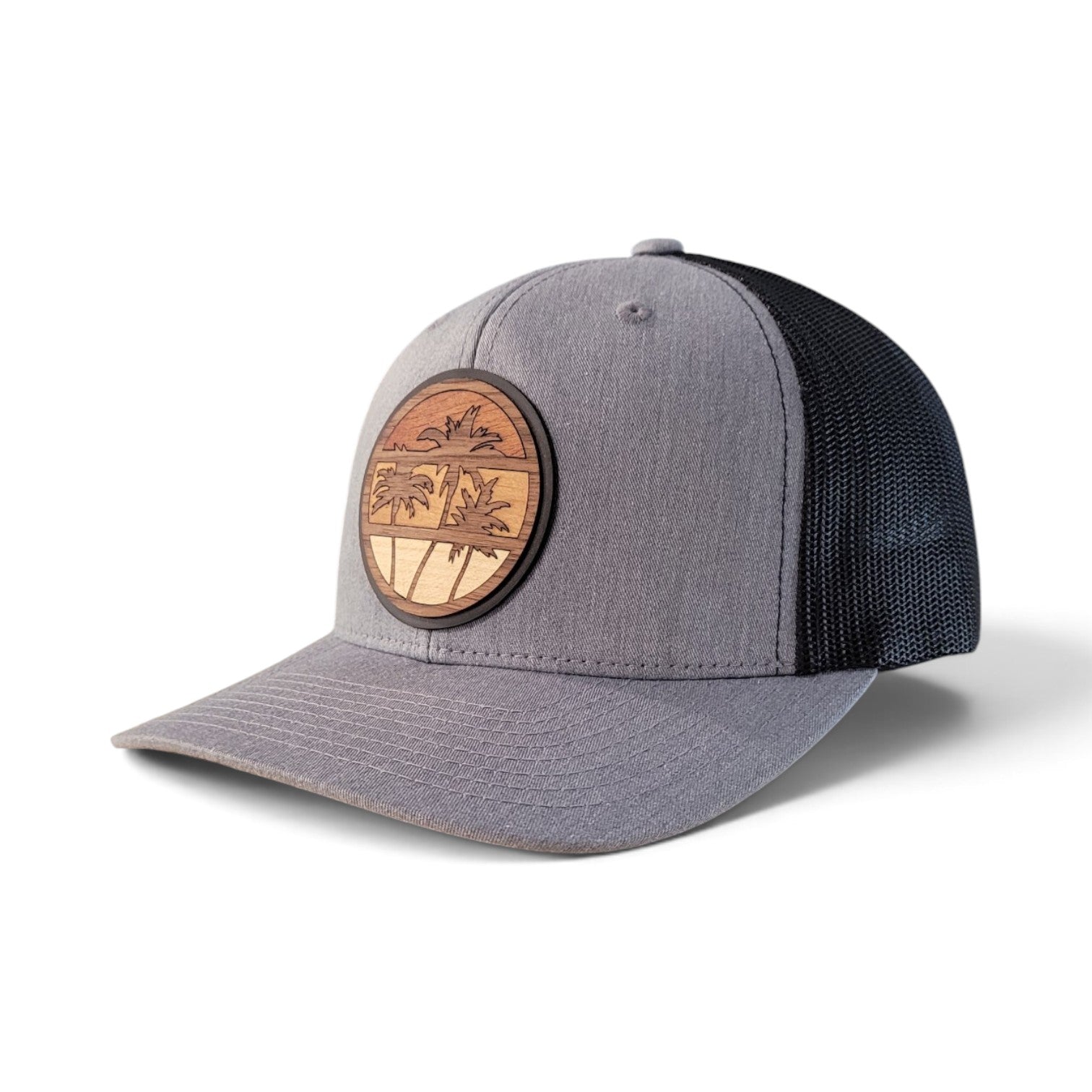 Endless Summer Wooden Patch Trucker Hat