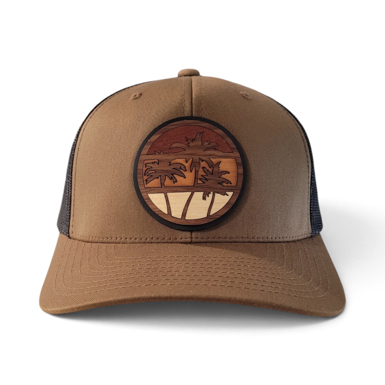 Endless Summer Wooden Patch Trucker Hat