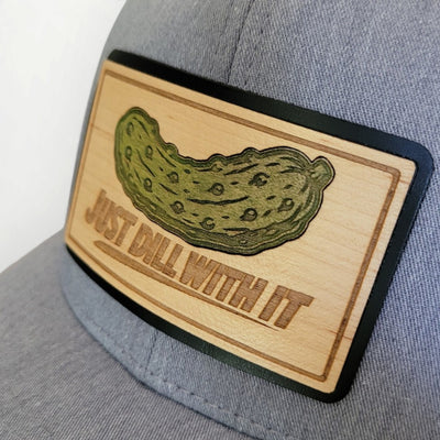 Just Dill With It – Limited-Edition Pickle Wooden Patch Hat