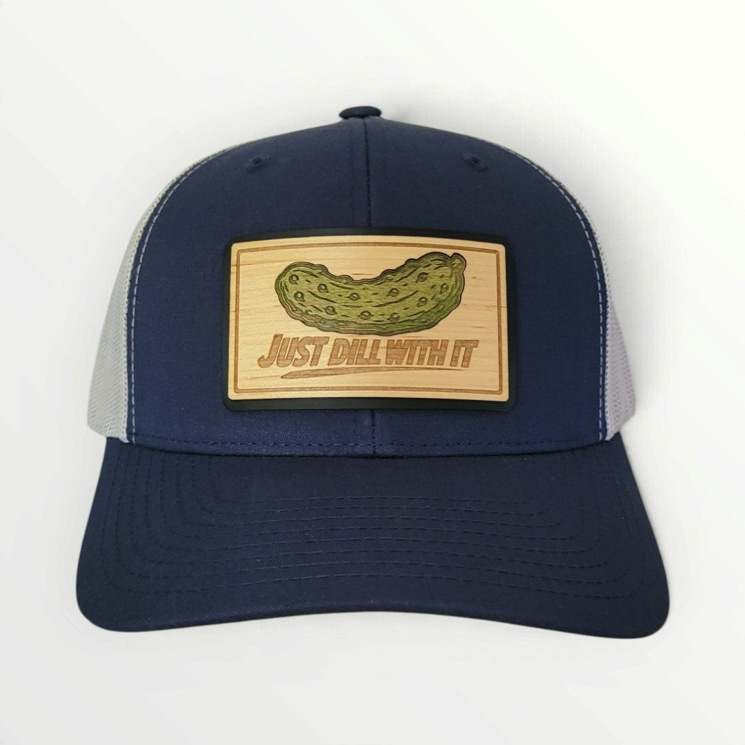Just Dill With It – Limited-Edition Pickle Wooden Patch Hat