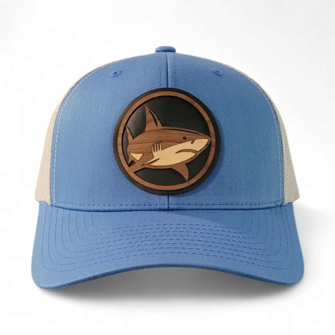 Apex Hunter – Shark Wooden Patch Hat - 4 Arrows Creations
