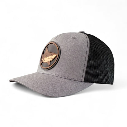 Apex Hunter – Shark Wooden Patch Hat - 4 Arrows Creations