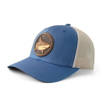 Apex Hunter – Shark Wooden Patch Hat - 4 Arrows Creations