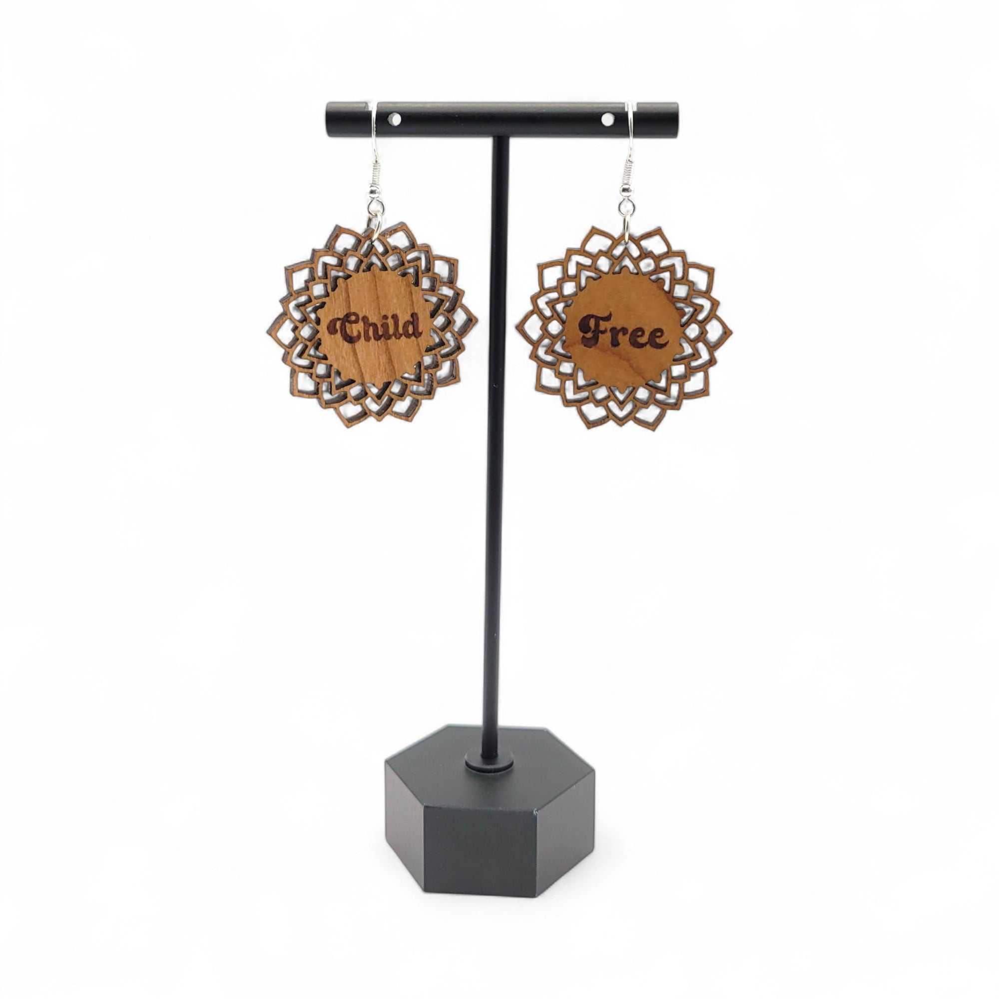 "Liberated Lotus" – Child - Free Statement Earrings - 4 Arrows Creations