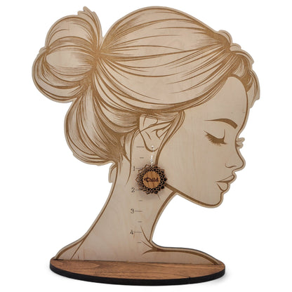 "Liberated Lotus" – Child - Free Statement Earrings - 4 Arrows Creations