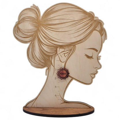 "Liberated Lotus" – Child - Free Statement Earrings - 4 Arrows Creations