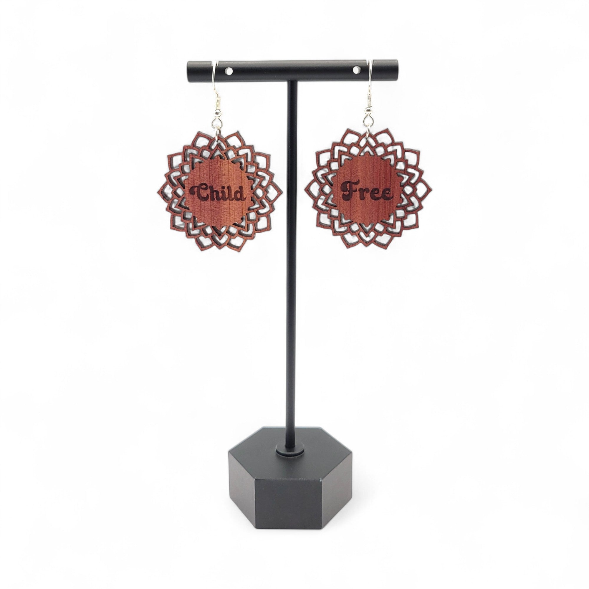 "Liberated Lotus" – Child - Free Statement Earrings - 4 Arrows Creations