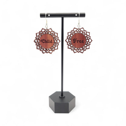 "Liberated Lotus" – Child - Free Statement Earrings - 4 Arrows Creations