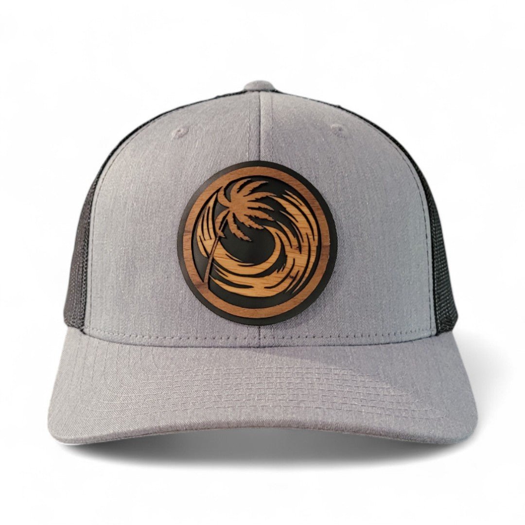 Storm Chaser – Hurricane Wooden Patch Hat - 4 Arrows Creations