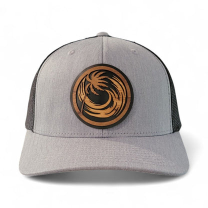 Storm Chaser – Hurricane Wooden Patch Hat - 4 Arrows Creations