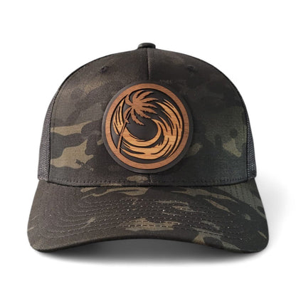 Storm Chaser – Hurricane Wooden Patch Hat - 4 Arrows Creations